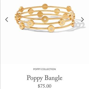 NWT Julie Vos Small Poppy Bangle